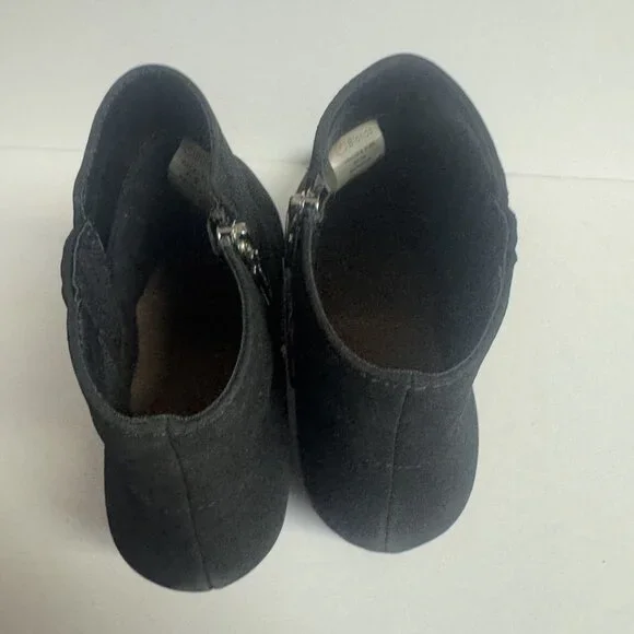 Blondo Womens Valli 2.0 Bootie Black Nubuck Size 8.5 M